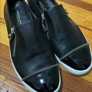 Michael kors collection black slip ons